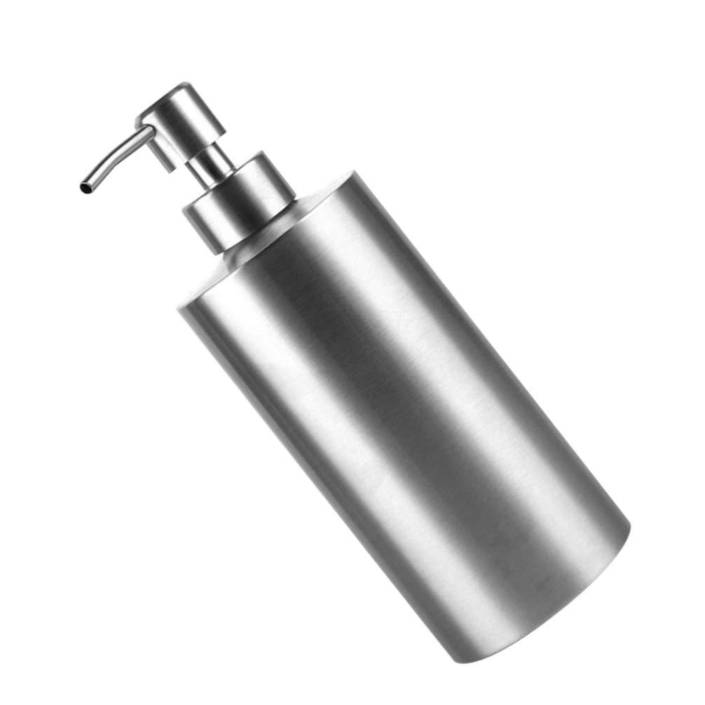 Cabilock 550ml Stainless Steel Soap Dispenser - Rust Proof Hand Soap Pump Bottle for Kitchen, Bathroom & Countertop | Perfect for Liquid Soap, Dish Soap & Hand Sanitizer Dispensing