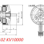 High Performance RS1102 Brushless Motor for Miniature Drones - Ideal for FPV Racing, DIY Drone Builds & RC Aircraft Upgrades