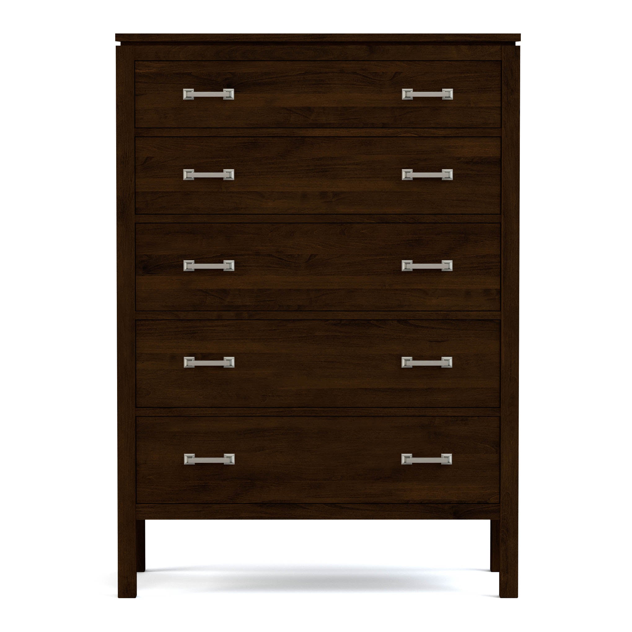 Dwyer Tall Chest - 5-Drawer Solid Wood Dresser for Bedroom Storage | Modern & Spacious Organizer for Clothes, Linens & Accessories | Perfect for Master Bedroom, Guest Room & Dorm Organization