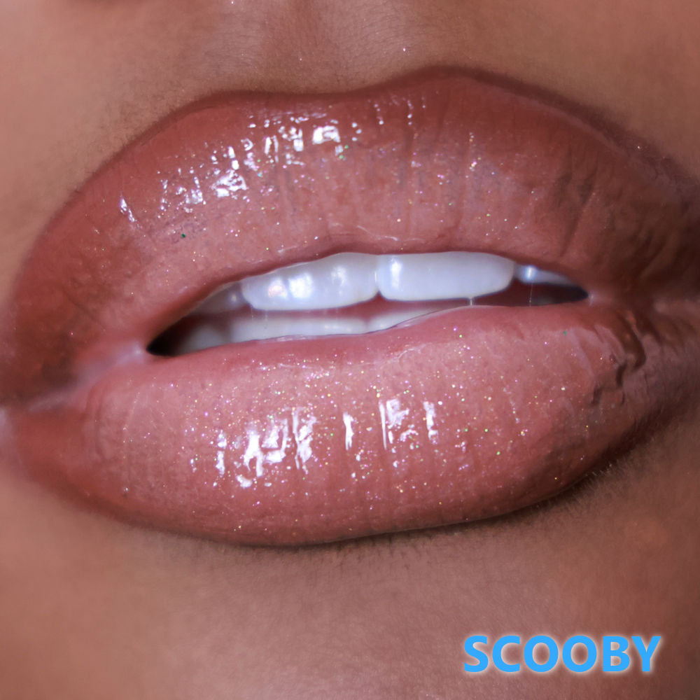Scooby Doo Lip Kit - 3-Piece Lipstick Set with Gloss & Liner | Cartoon Character Makeup for Halloween, Cosplay & Themed Parties | Long-Lasting & Moisturizing