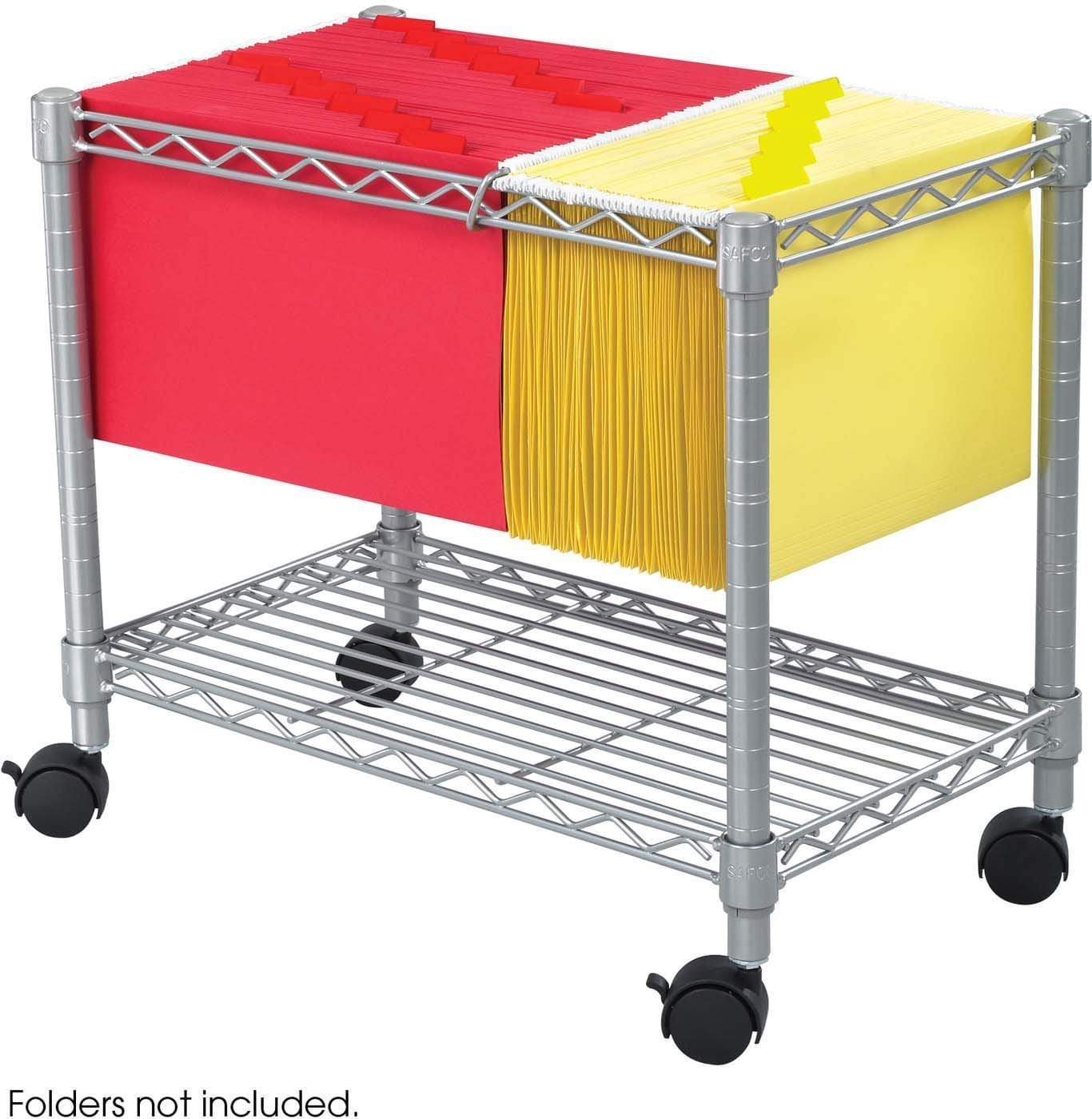 Wire Mobile File Organizer [5201] - Portable Hanging File Storage for Office, Home & Travel - Keep Documents, Receipts & Papers Neatly Organized