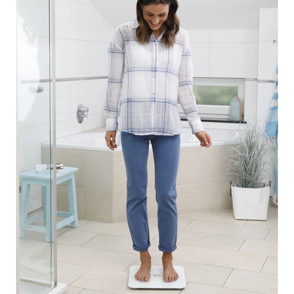 BS 450 Connect Smart Body Fat Scale - Digital Weight Scale with Body Composition Analysis (Measures Body Fat, Water%, Muscle & Bone Mass) up to 396 lbs/180kg - Bluetooth App Sync for Fitness Tracking - Ideal for Home Gym, Weight Loss Programs & Health Monitoring