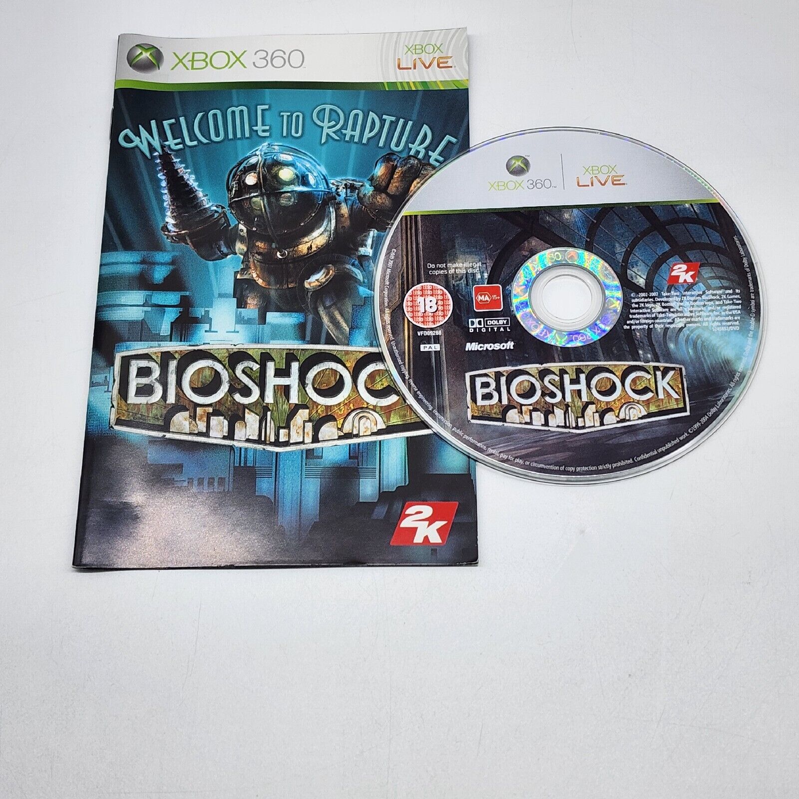 BioShock SteelBook Case - Xbox 360 Game (Complete Edition) | Collector's Edition for Gaming Enthusiasts | Perfect for Retro Gaming Nights and Collector's Displays