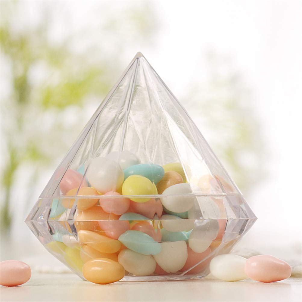 12-Piece Diamond Candy Box Set - Elegant Sugar Container & Sweet Holder for Weddings, Parties, Home Decor | Perfect for Candy Buffets, Gift Favors & Dessert Displays