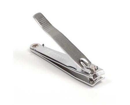 Dynarex Professional Fingernail Clippers with Thumb Squeeze Lever - 1 Count - Precision Nail Trimmer for Home, Travel & Salon Use