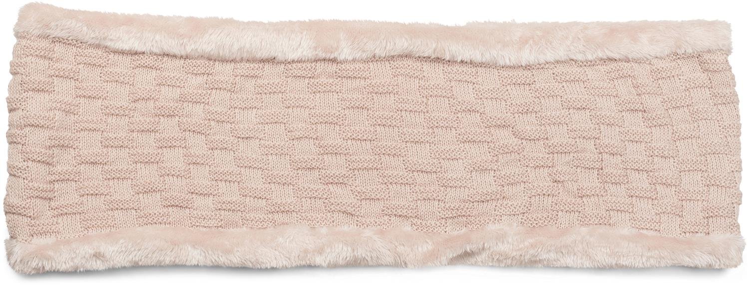 StyleBREAKER Warm Unisex Fine-Knit Loop Scarf with Woven Pattern & Soft Fleece Lining - Winter Snood for Men & Women | Perfect for Cold Weather, Outdoor Activities & Fashion Accessories