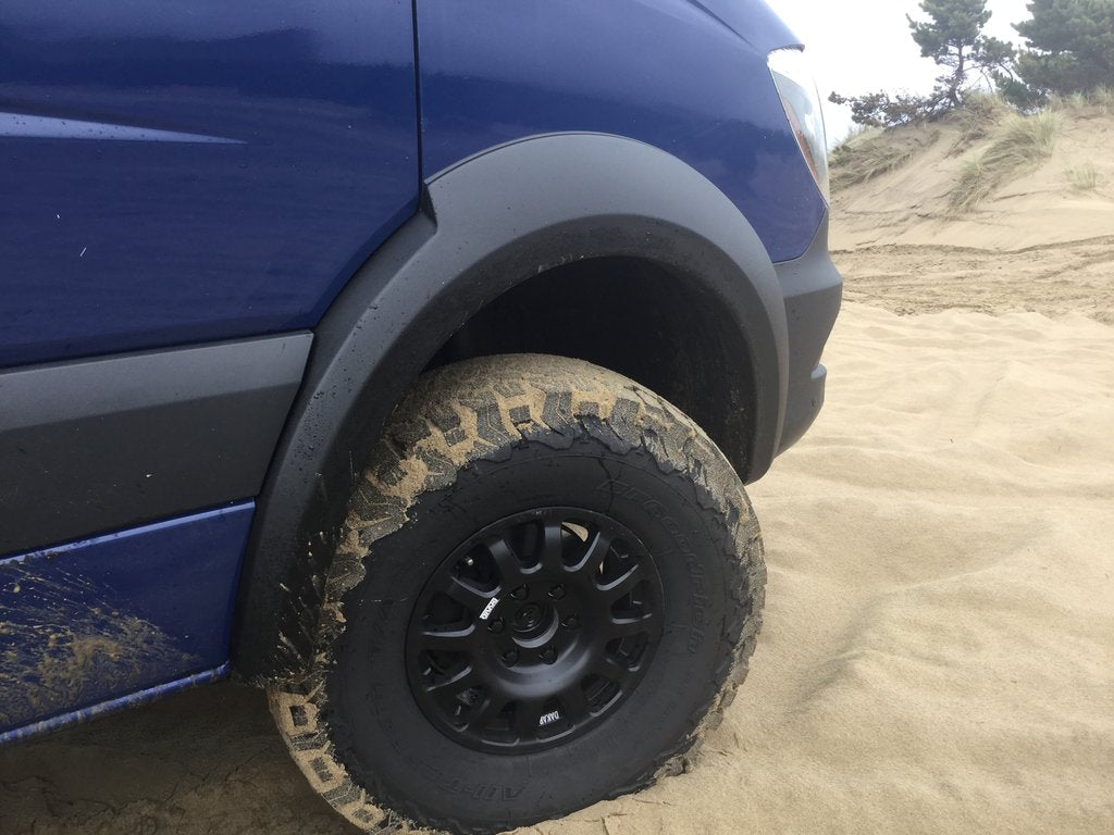 Terrawagen Sprinter 4x4 BIG Fender Flare Kit for 2014-2018 Mercedes-Benz Sprinter - Off-Road Upgrade for Adventure & Camping