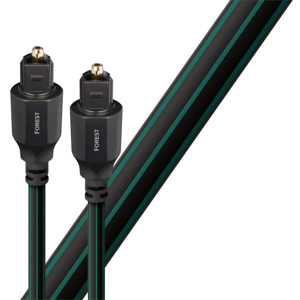 AudioQuest Forest Optilink 1.5m Optical Audio Cable - High-Speed Digital Toslink Fiber Optic Cable for Home Theater, Sound Bar, TV & Gaming Systems