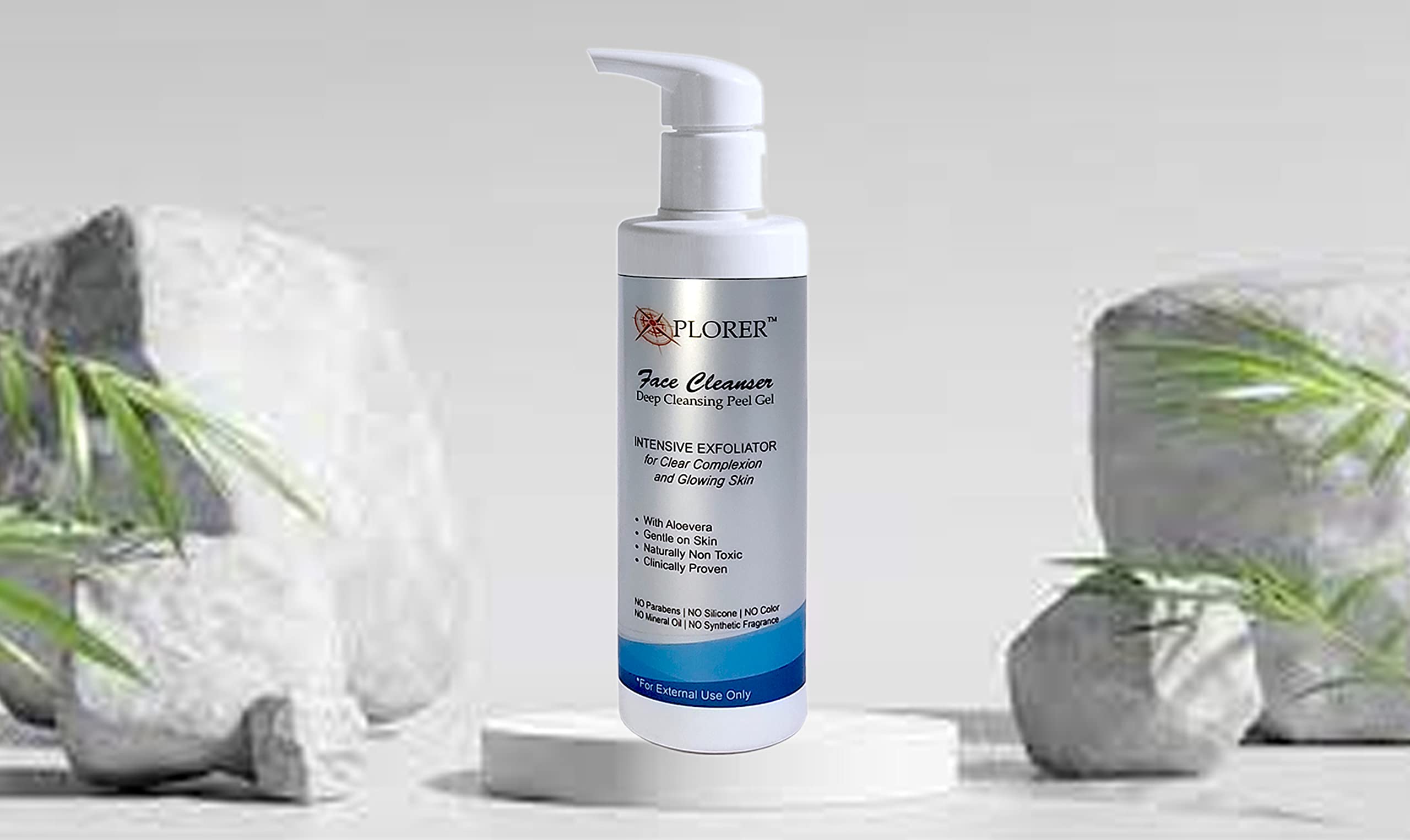 Xplorer Dead Skin Remover & Face Cleanser Gel - Exfoliating Body Scrub for Smooth Skin | Perfect for Daily Facial Care & Body Exfoliation Routine