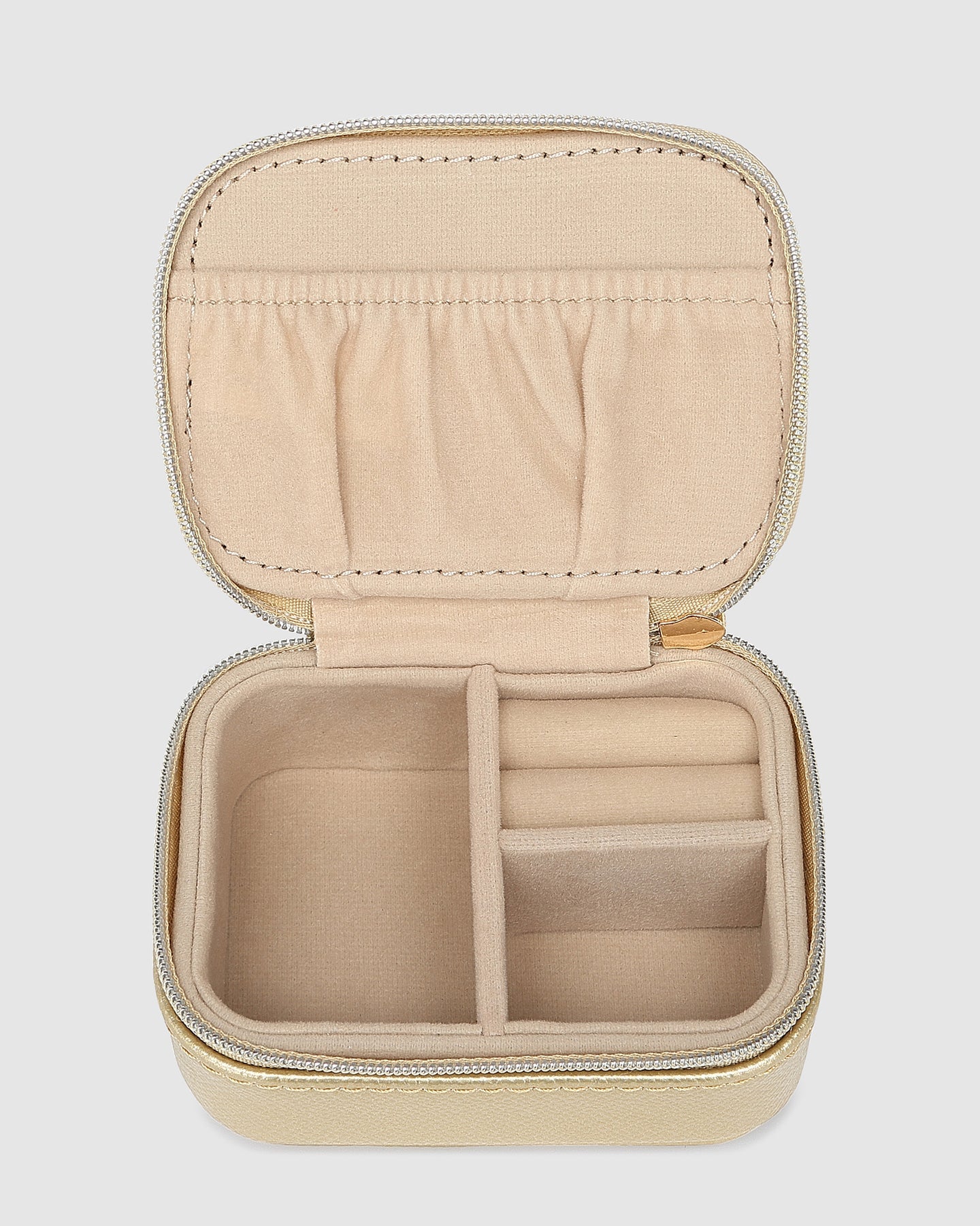 Luxury Suzie Jewelry Box with Champagne Finish by Louenhide - Perfect for Women's Jewelry Storage & Gift Giving