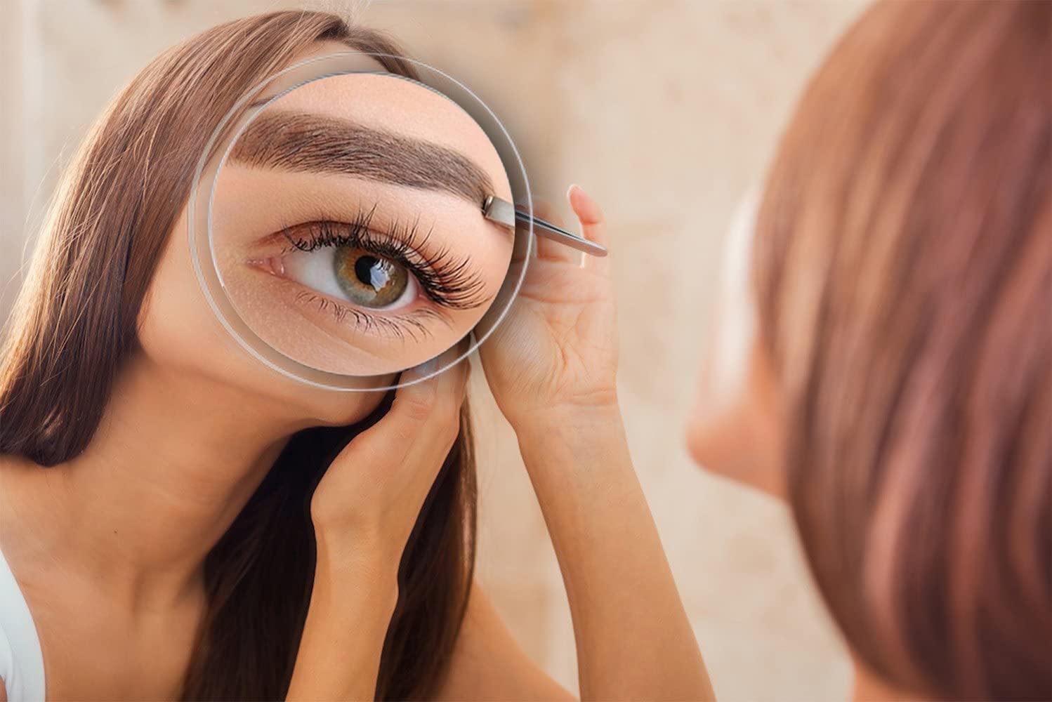 Premium Mavoro 7X Magnifying Mirror with Triple Suction Cups - Portable Travel Makeup Mirror for Precise Cosmetic Application | Perfect for Bathroom Vanity, Hotel Travel & Daily Beauty Routine