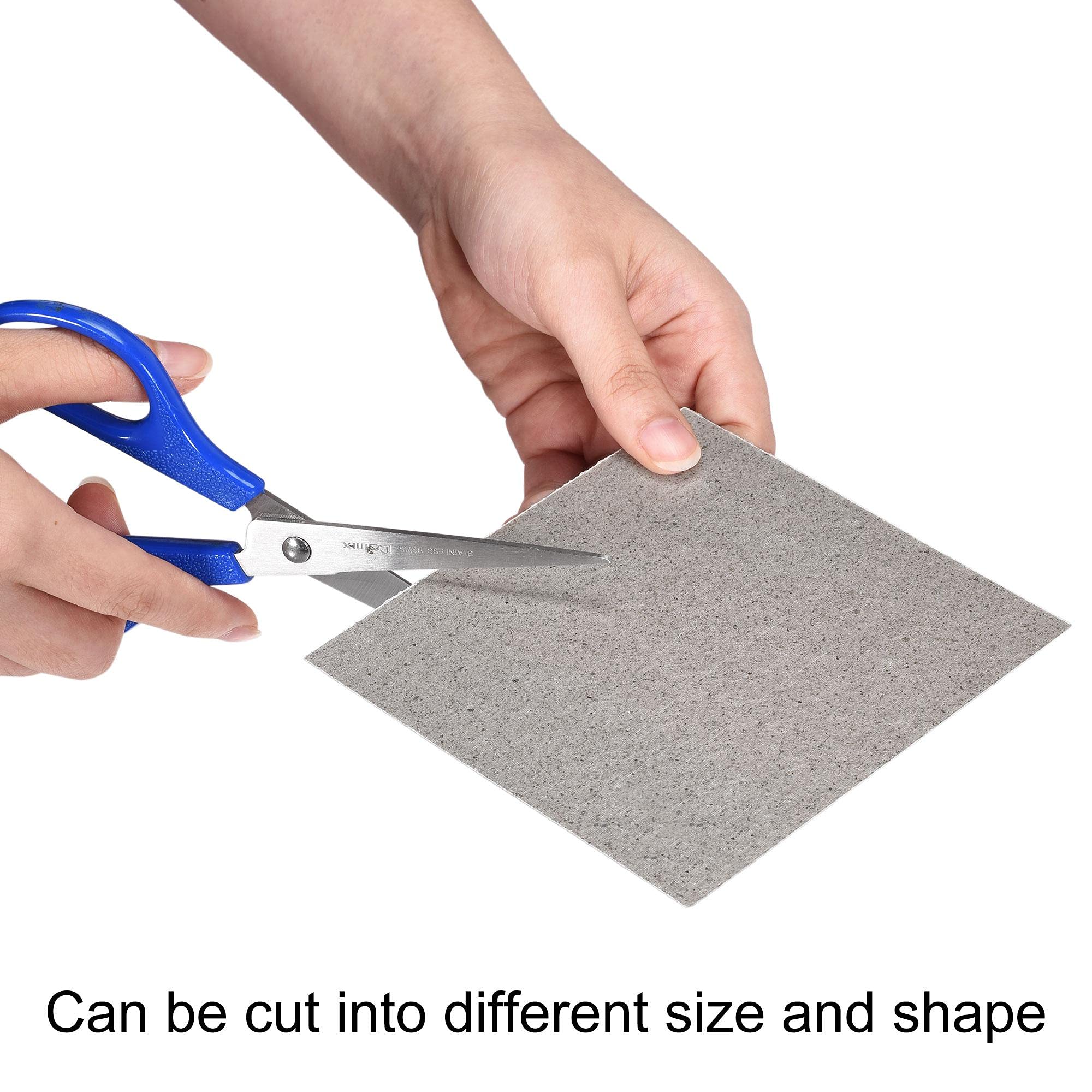 uxcell Microwave Oven Waveguide Cover Mica Plate Sheet - 4.7 x 4.7 Inch Square Insulation Board Repair Kit (4-Pack) - Replacement Part for Microwave Repair & Maintenance