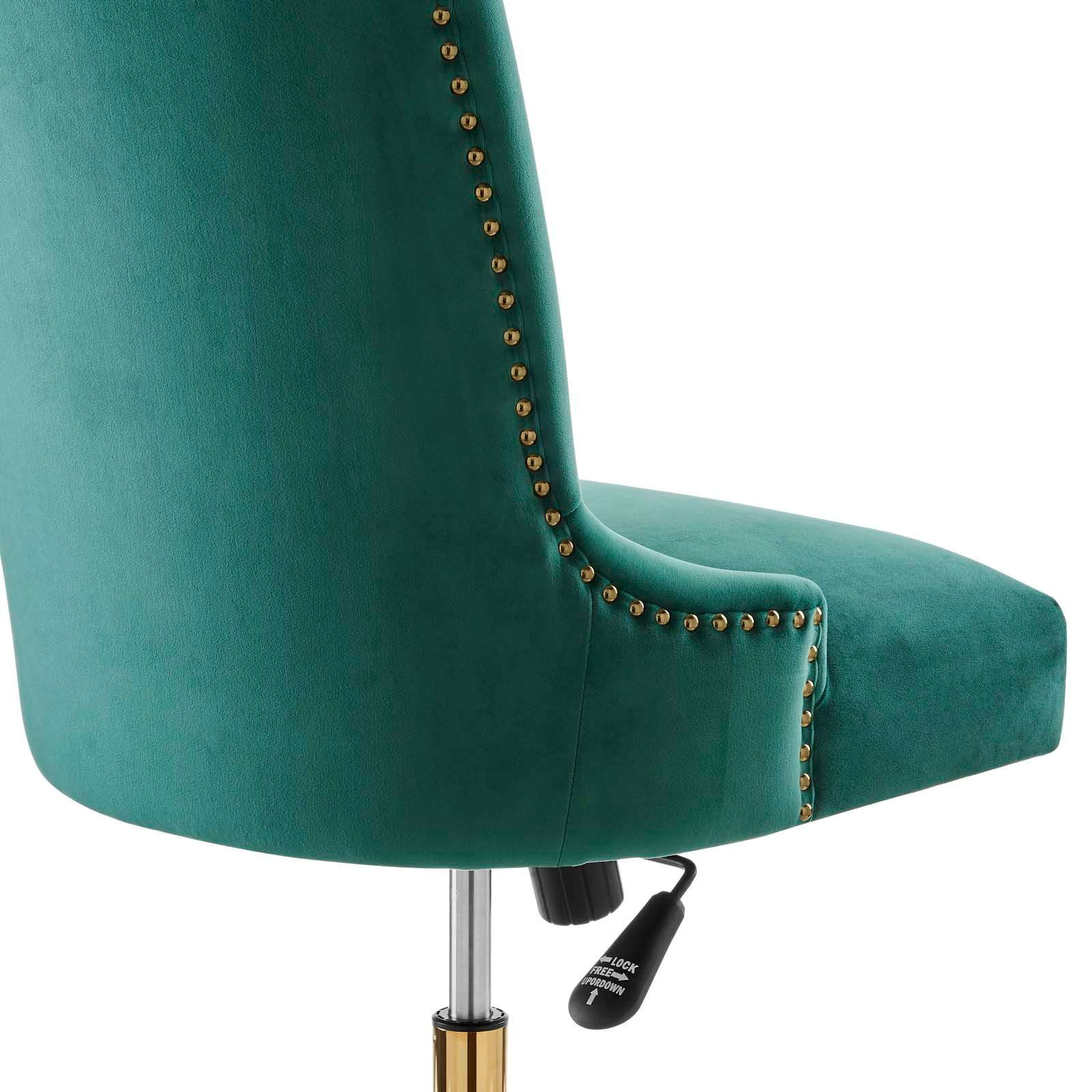 Premium Tufted Performance Velvet Office Chair - Ergonomic Executive Desk Chair for Home & Office - Perfect for Workstations, Gaming, and Study Spaces