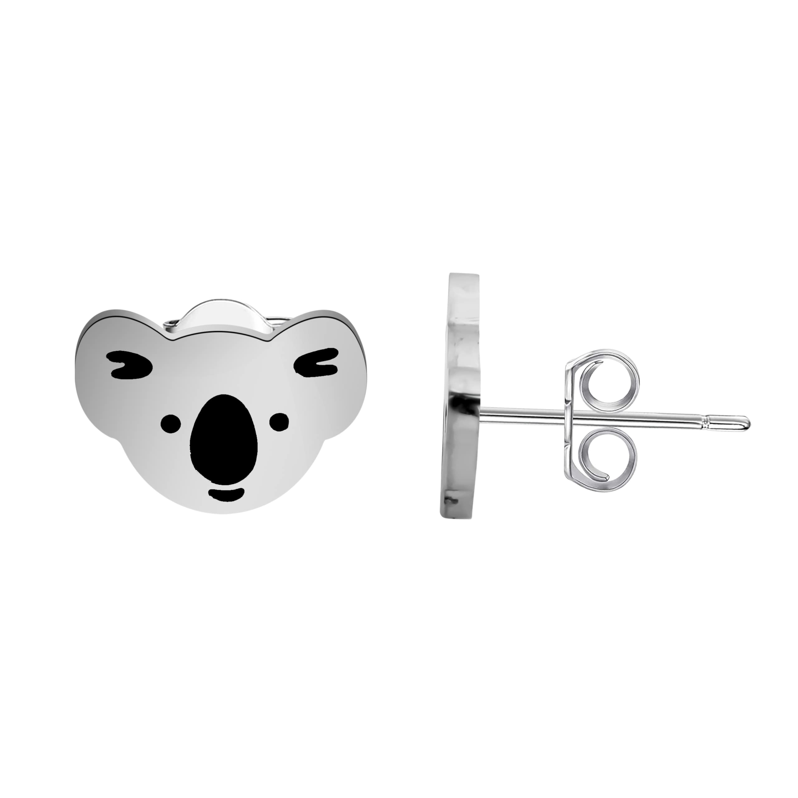 Koala Bear Stud Earrings - Cute Animal Jewelry Gift for Her | Perfect for Nature Lovers & Koala Fans