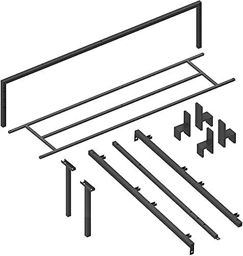 14 Inch Full Size Metal Bed Frame Platform - Heavy Duty Steel Slat Mattress Foundation, No Box Spring Needed - Easy Assembly, Quiet & Sturdy Design for Master Bedroom, Guest Room or Dorm