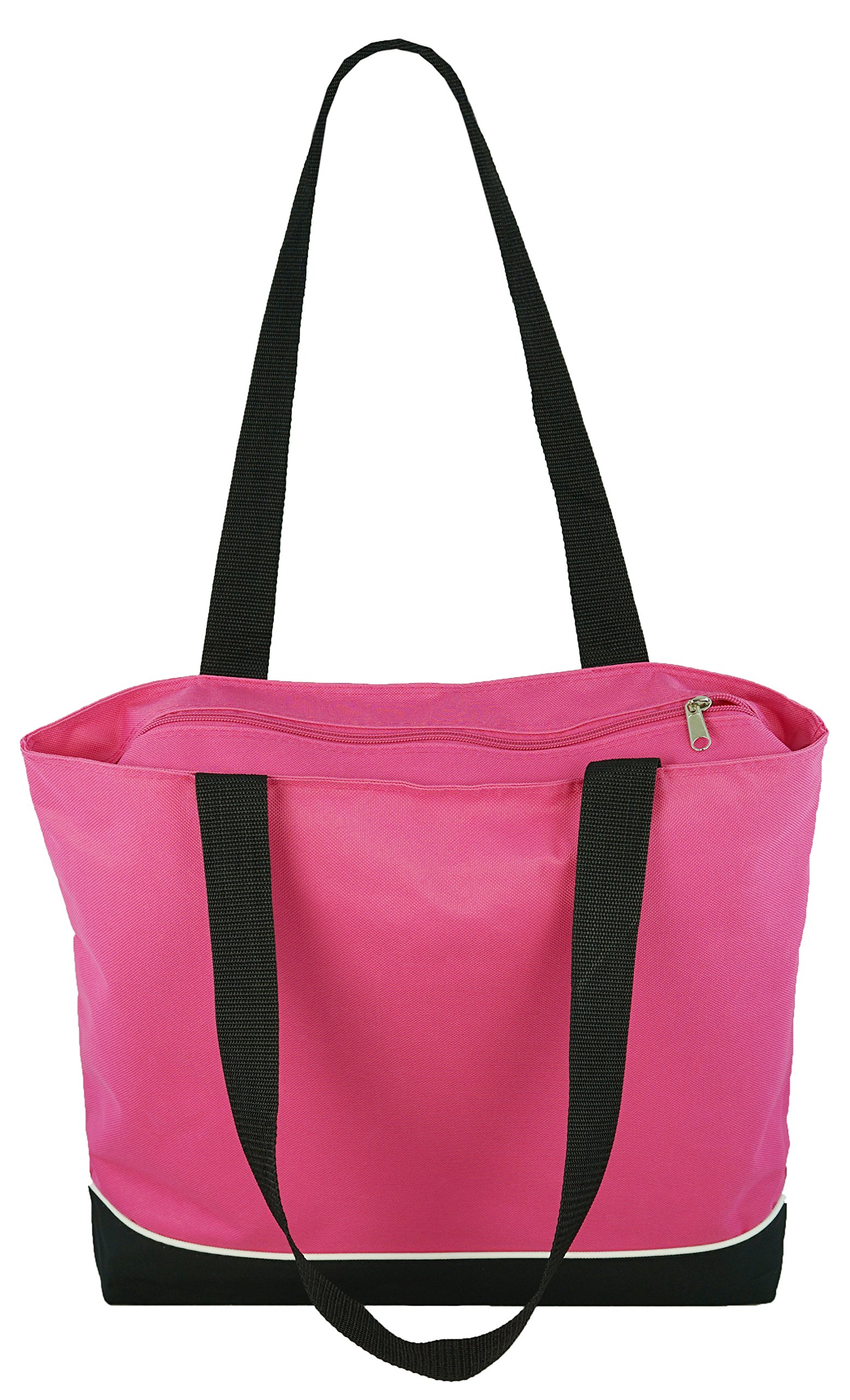 Stylish Zippered Shoulder Tote Bag for Women - Large Capacity Waterproof Work Bag - Perfect for Office, Travel, Shopping & Daily Commute