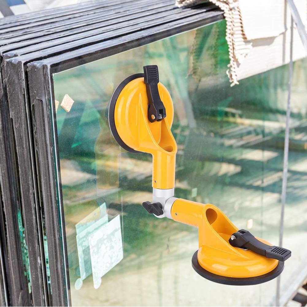 Adjustable Glass Suction Cup Tool - 90° to 270° Rotation for Glass Installation, Flat Material Handling & Sewing Fixtures | Perfect for Window Installation, Mirror Mounting & Craft Projects
