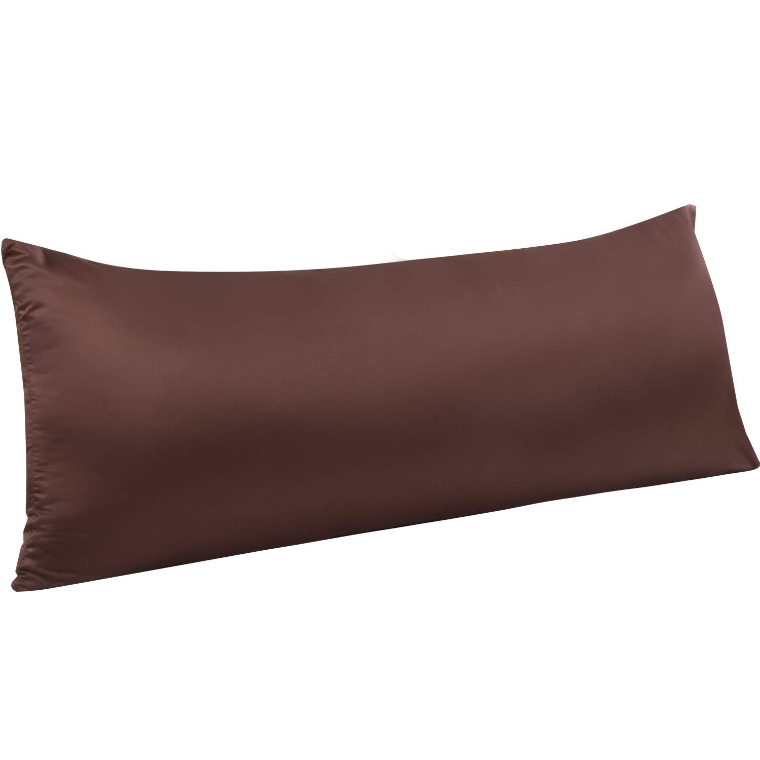 NTBAY Zippered Satin Body Pillowcase – Silky Smooth & Cooling Pillow Cover for Hot Sleepers | Perfect for Travel, Home & Dorm Use