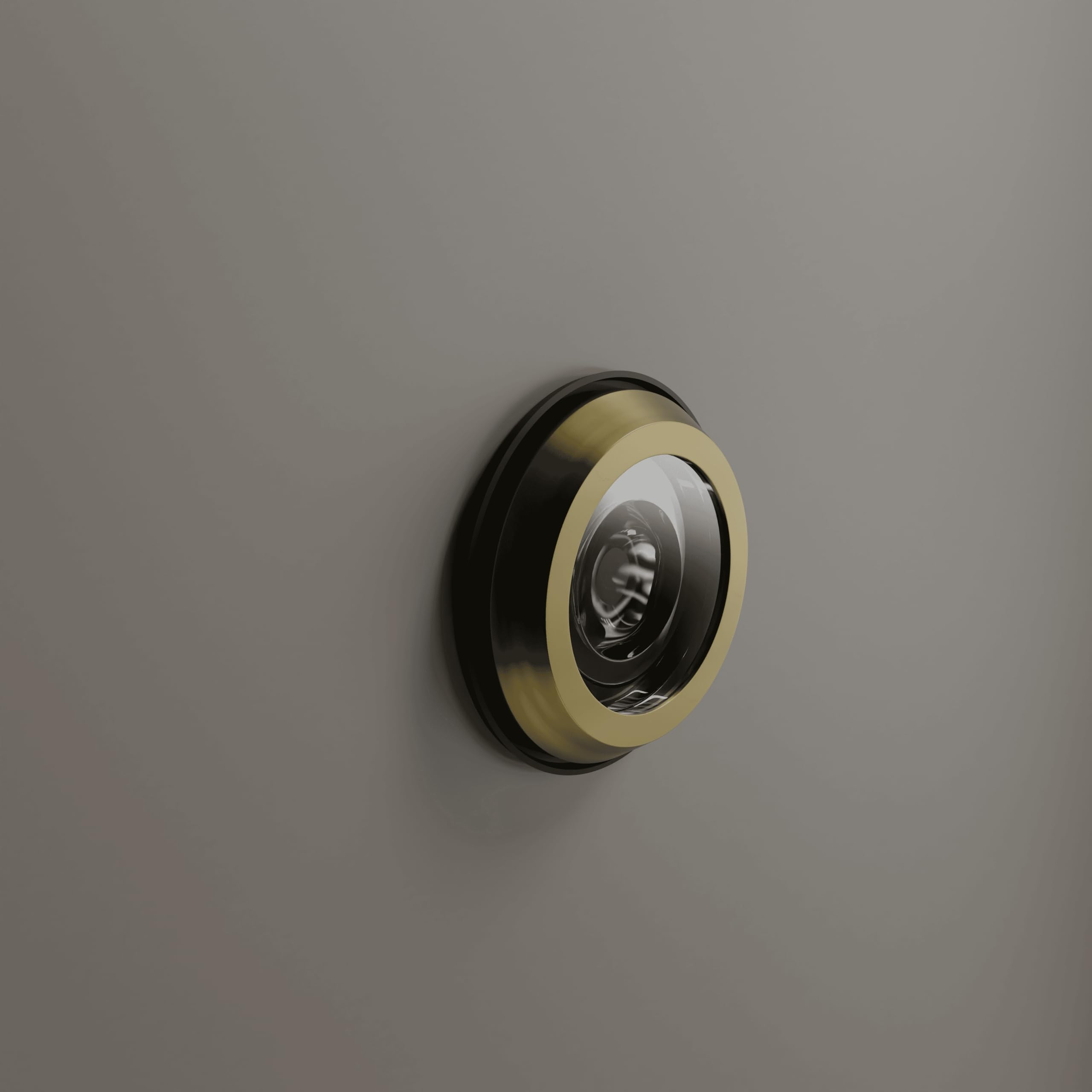 180 Degree Wide Angle Door Peephole Viewer - Clear Lens Home Security Eyehole for Front Doors & Apartments - Antique Bronze Finish (Pack of 1) | Enhance Safety for Elderly, Kids & Nighttime Visitors