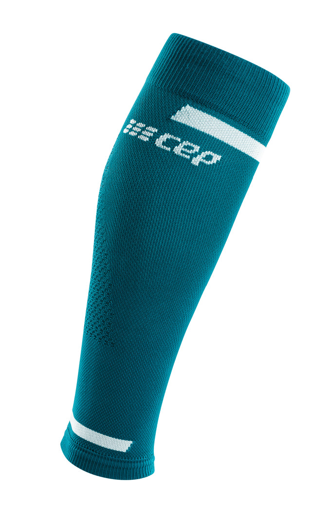 CEP Men's The Run Calf Sleeves V4 - Compression Socks for Running & Recovery, Petrol Blue (WS309R) - Improve Performance & Reduce Muscle Fatigue for Athletes & Runners