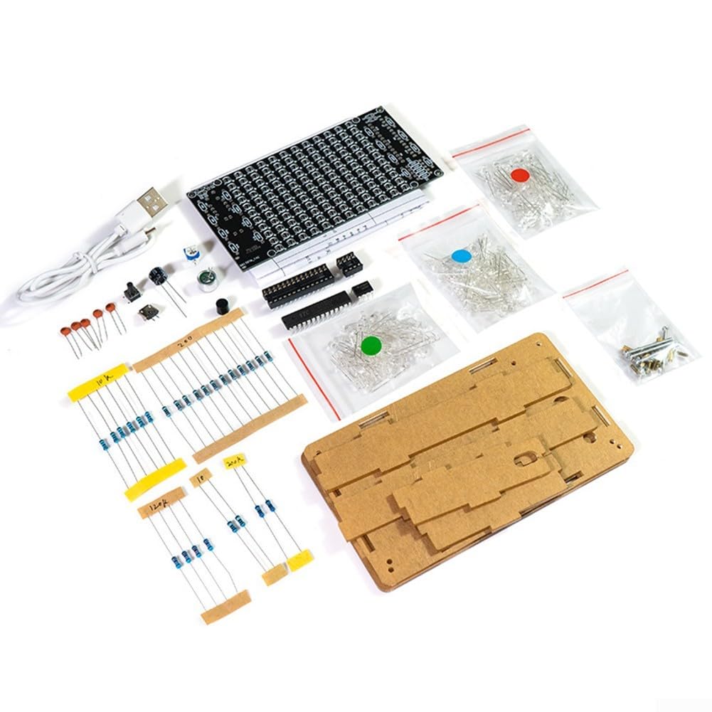 DIY Bluetooth Speaker Kit - Portable Wireless Sound System with USB & Mini Display for Home Stereo (Includes Shell) - Perfect for DIY Projects, Home Entertainment & Outdoor Gatherings