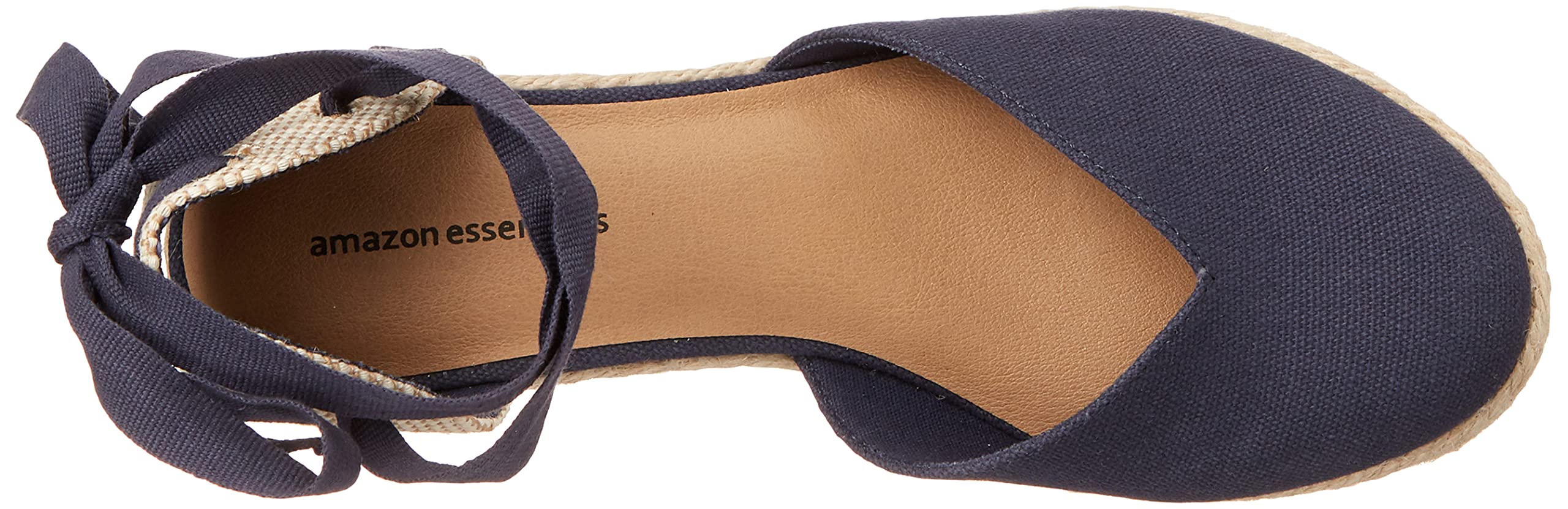 Amazon Essentials Women's Mid Wedge Espadrille Sandals - Comfortable Casual Summer Shoes for Beach, Vacation & Everyday Wear