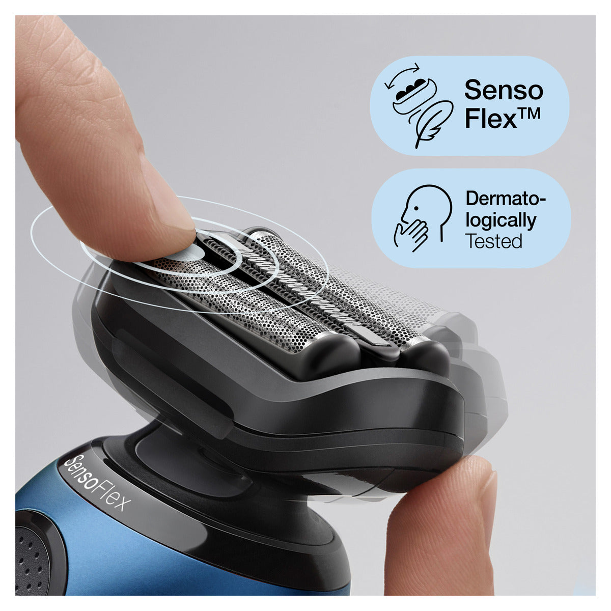 Braun Series 6 61-B1200s Wet & Dry Electric Shaver with Precision Trimmer - Perfect for Travel, Home & Office Use