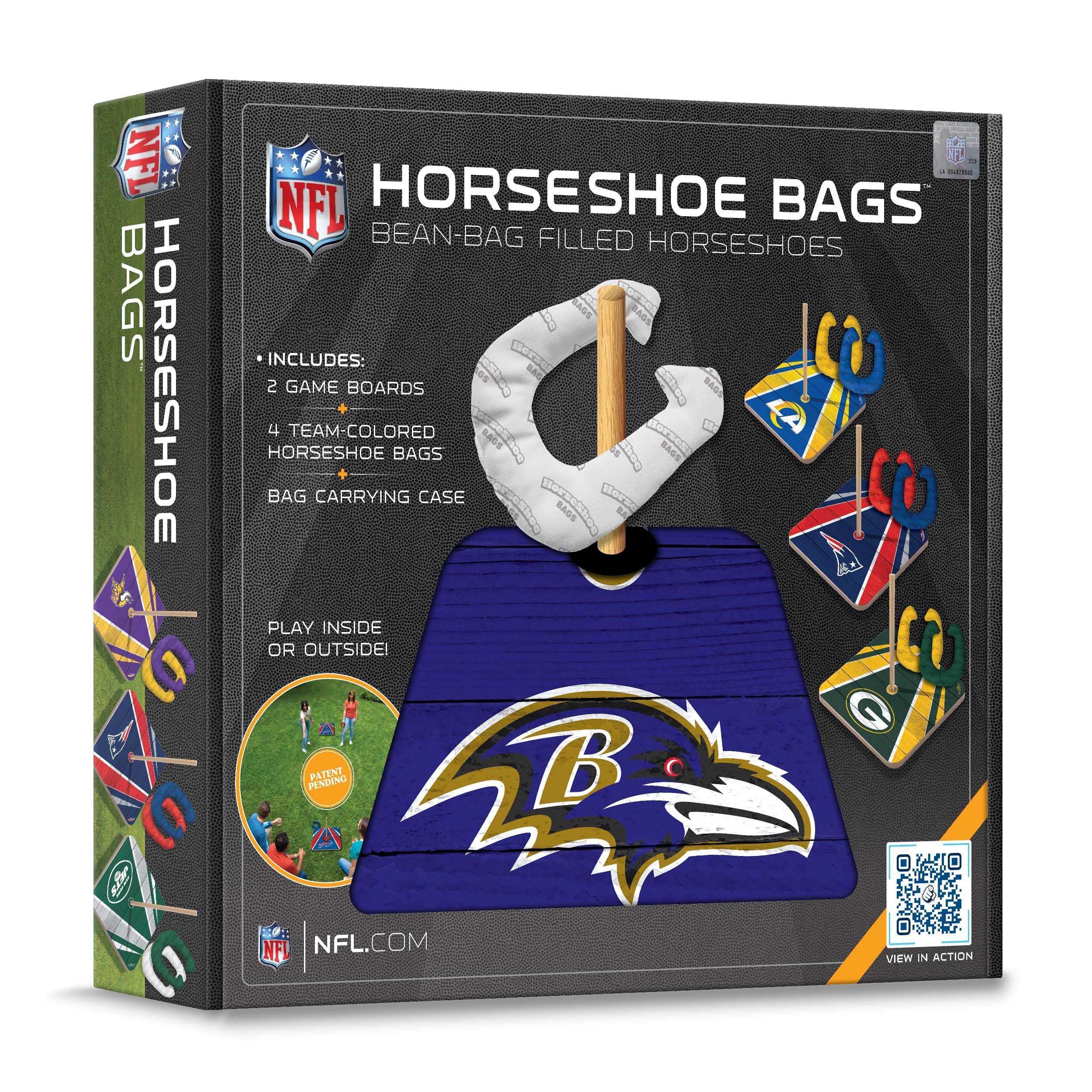 YouTheFan NFL Baltimore Ravens Horseshoe Bags - Officially Licensed Team Logo Tote & Grocery Bags for Football Fans | Perfect for Game Day, Shopping & Tailgating