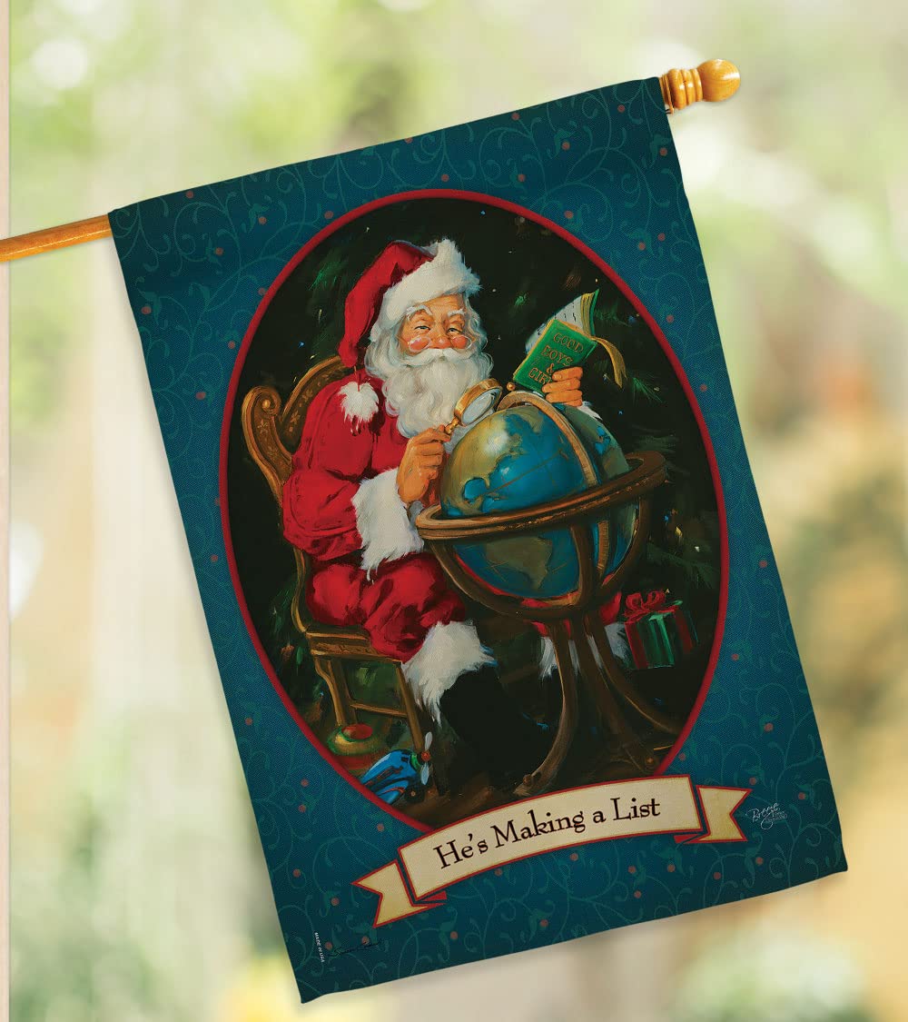 Christmas House Flag Set 28x40 - Winter Decor for Holiday Yard