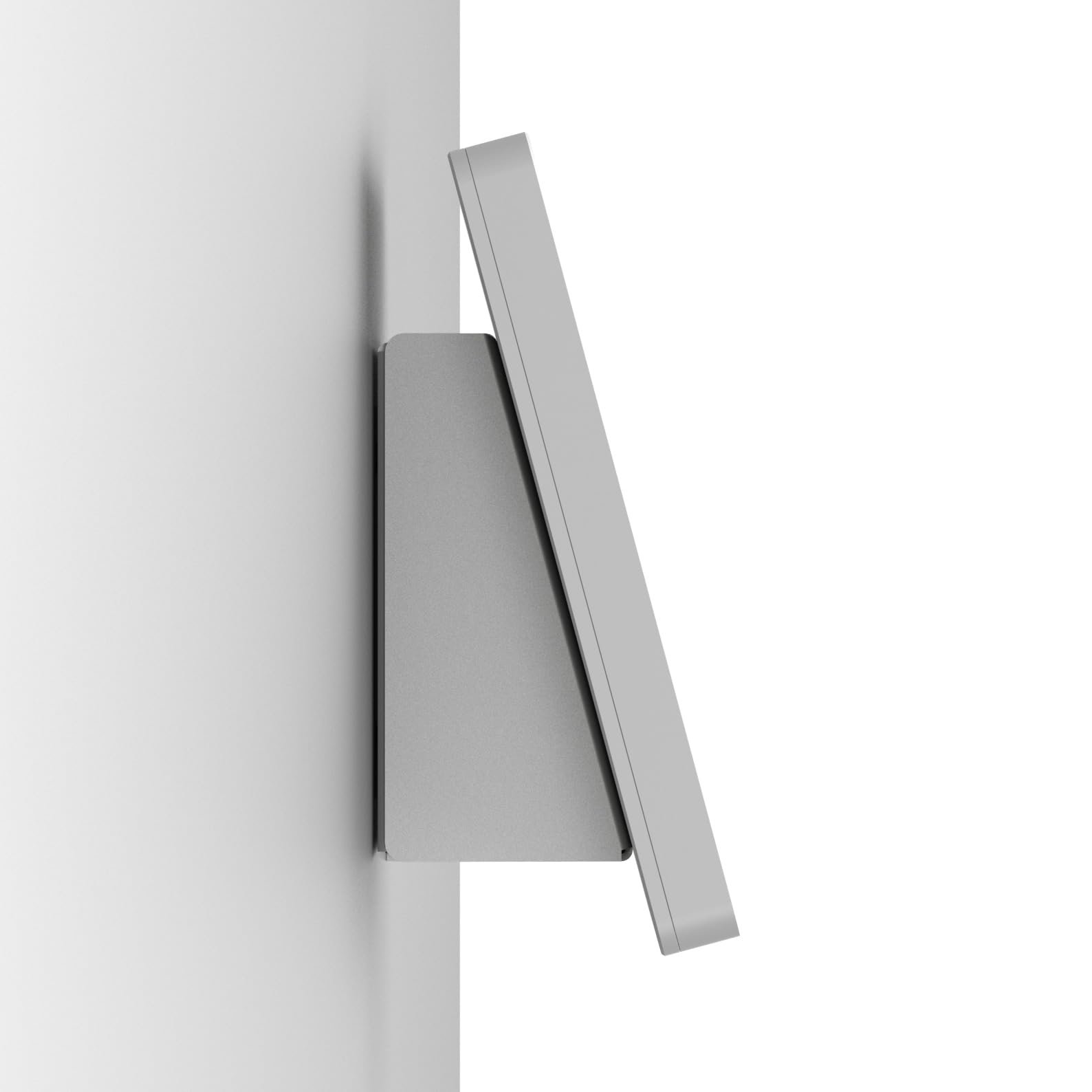 VidaMount Light Grey Wall Mount Enclosure with 15° Fixed Tilt - Compatible with Samsung Galaxy Tab A 10.5 (2018) | Perfect for Home, Office & Retail Display Mounting