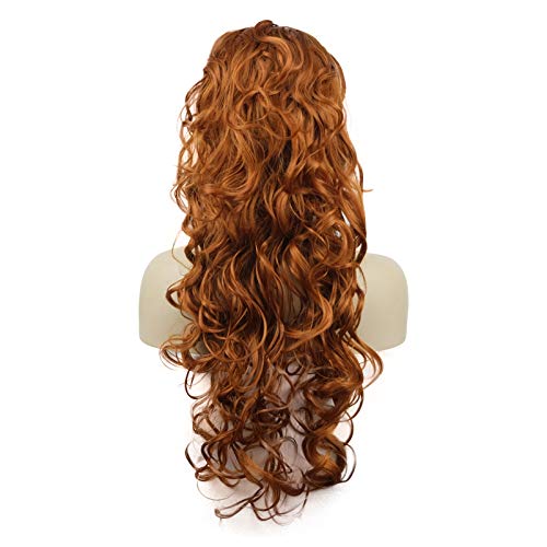 Extra Long Curly Headband Wig for Women - Soft & Natural Looking Synthetic Hair - Perfect for Cosplay, Costume Parties & Daily Fashion