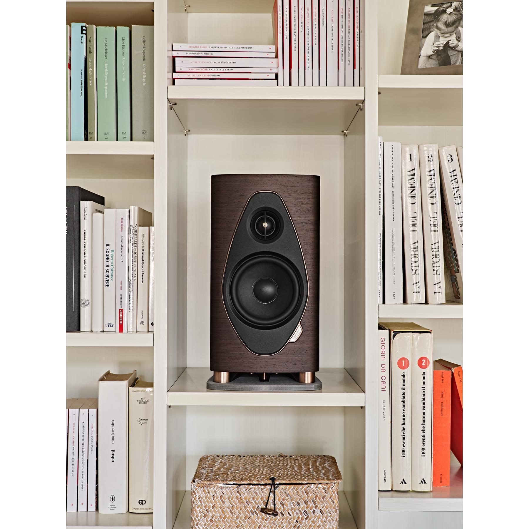Sonus faber Sonetto I G2 Bookshelf Speakers - Premium Hi-Fi Audio for Home Theater & Music Listening | Compact Bookshelf Design for Living Room, Studio & Office Use