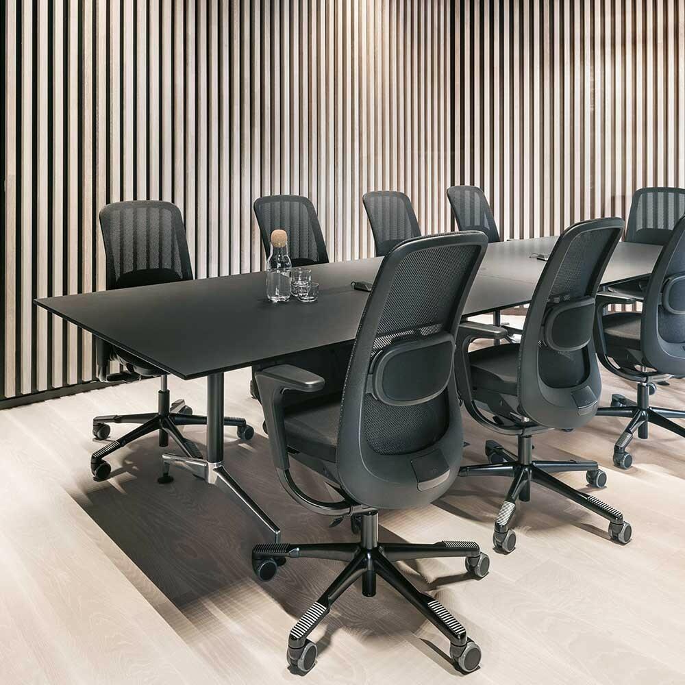 HÅG SoFi Mesh 7500 Ergonomic Office Chair with Adjustable Headrest & Lumbar Support - Breathable Black Mesh for Home & Office Workspaces