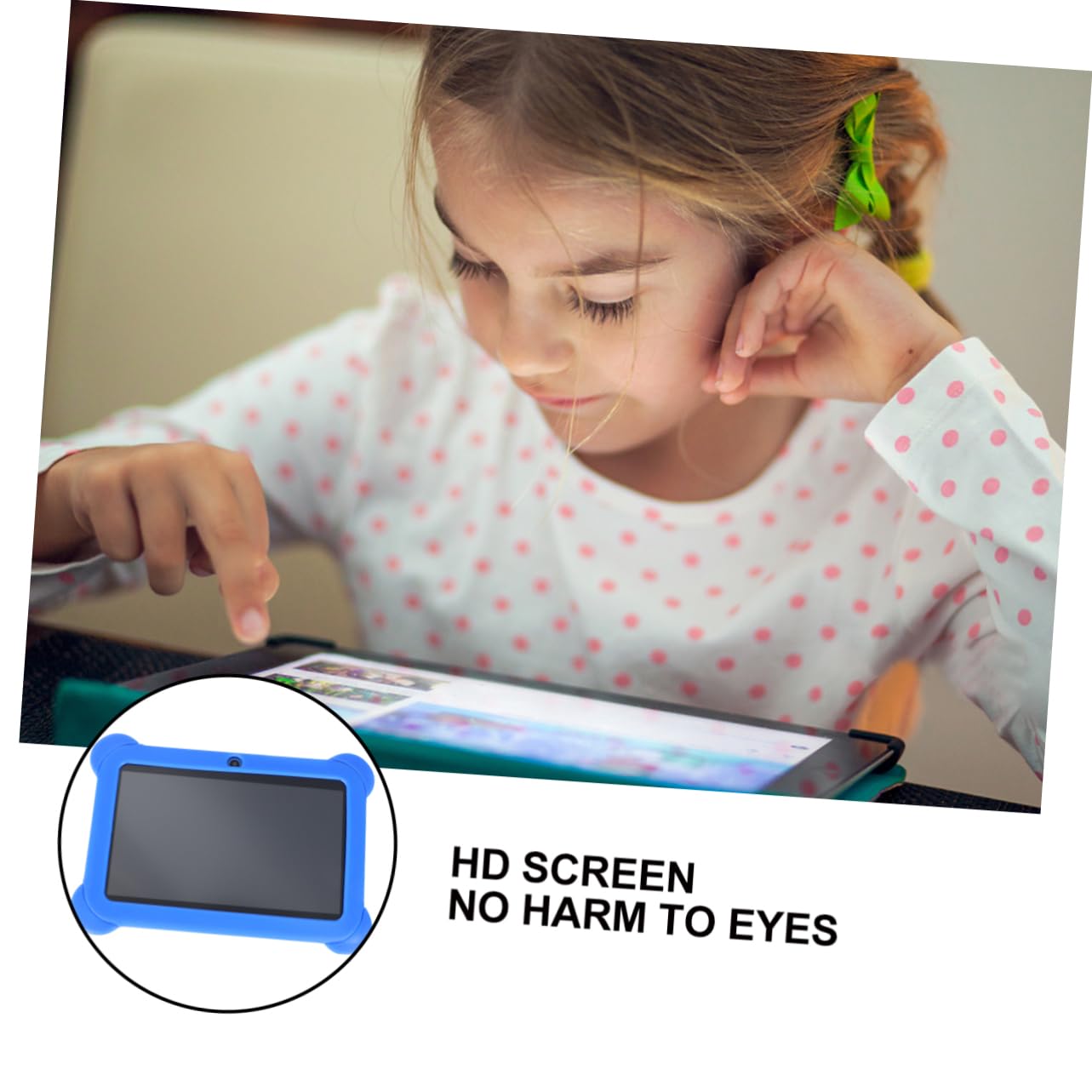 HEMOBLLO Kids Tablet - 7 Inch Android Tablet for Children with WiFi, Parental Controls & Pre-Installed Educational Apps | Perfect for Learning, Games & Entertainment at Home or Travel