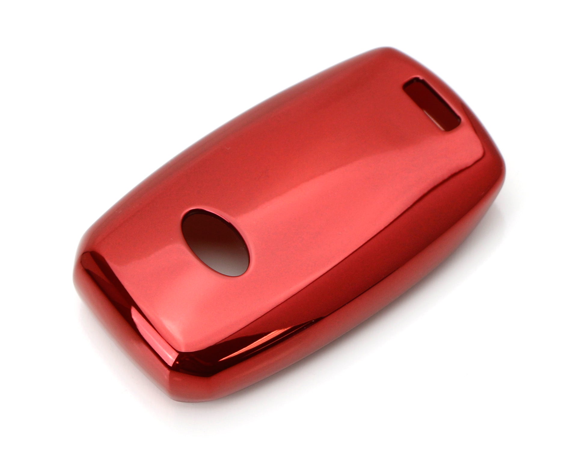 Premium Chrome Red TPU Key Fob Case Cover for Kia Optima K5 Sorento Carens Forte Soul - Durable Protective Keychain Accessory for Car Keys (Perfect for Everyday Use & Gift Giving)