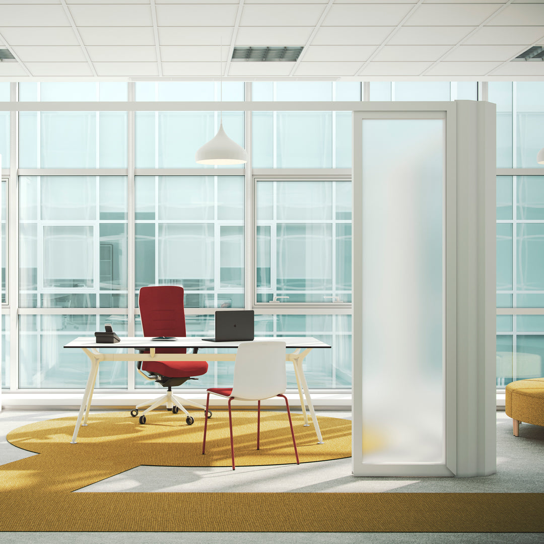 Arkitek Rectangular Desk with Durable Melamine Top - Modern Office & Home Workspace Solution for Professionals & Students