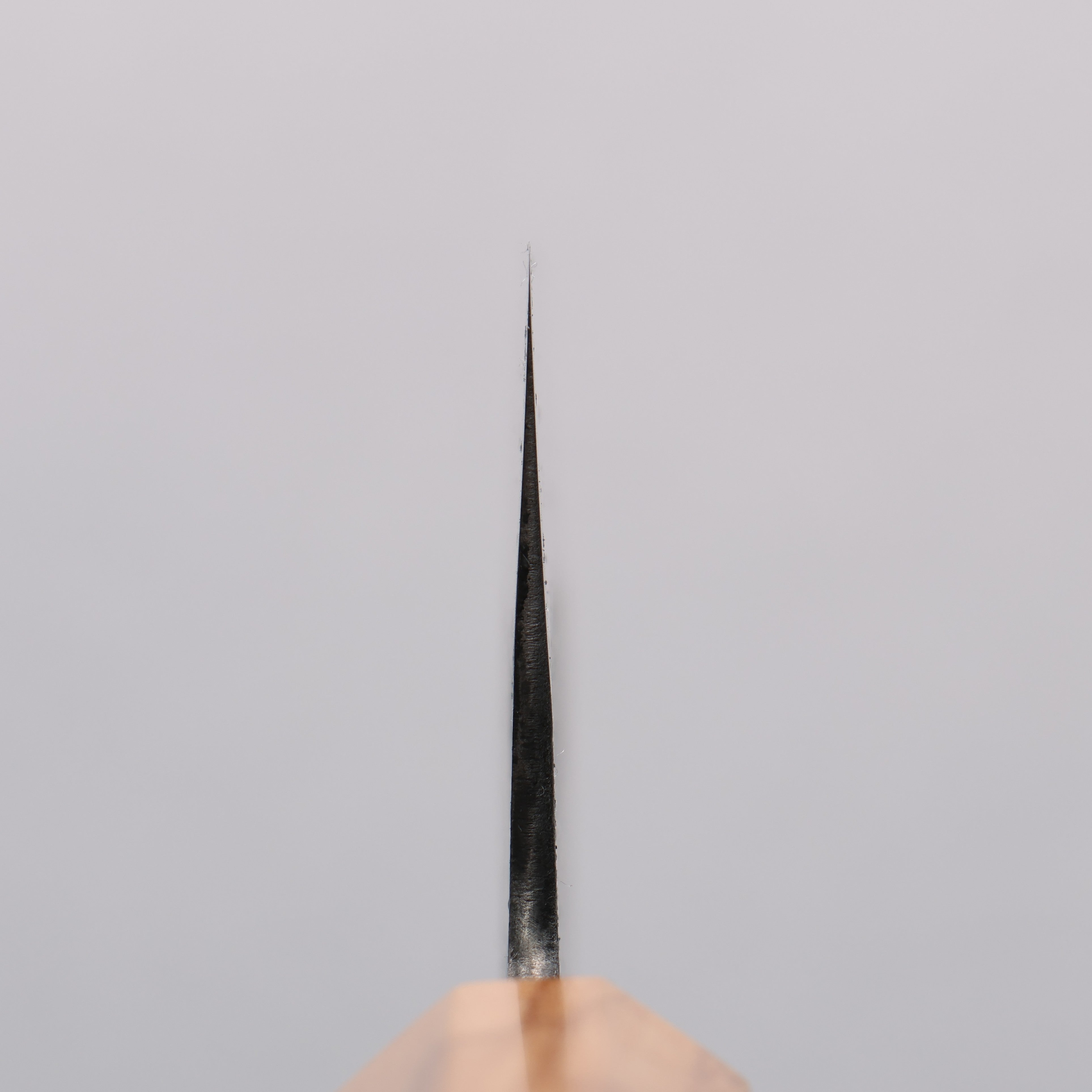 Premium Hozantomoe White Steel No.2 Gyuto Chef Knife 210mm - Black Finish with Olive Wood & Resin Handle - Perfect for Professional Chefs & Home Cooking