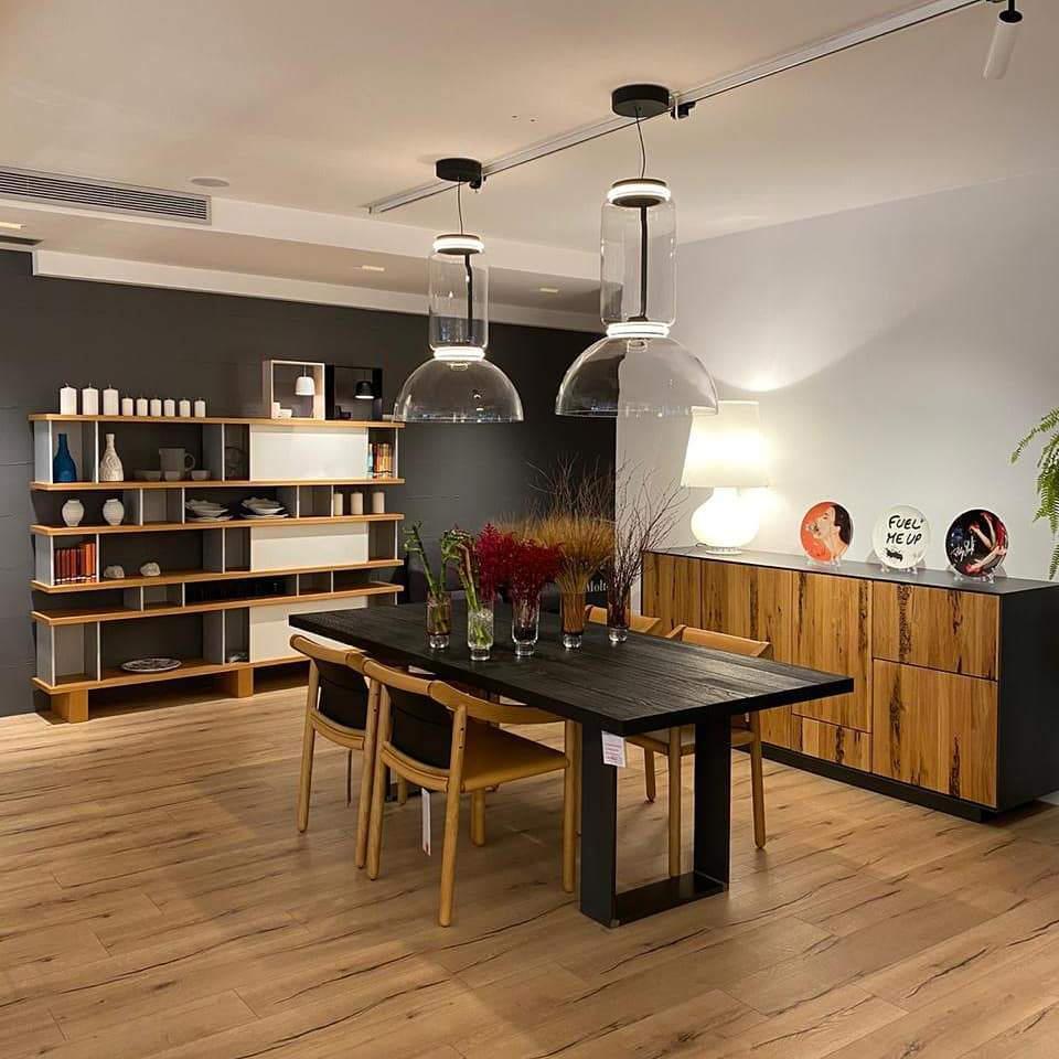 Modern Noctambule Pendant Light - Sleek Glass Hanging Lamp for Dining Room, Kitchen Island & Bedroom Decor - Energy Efficient LED Lighting Fixture