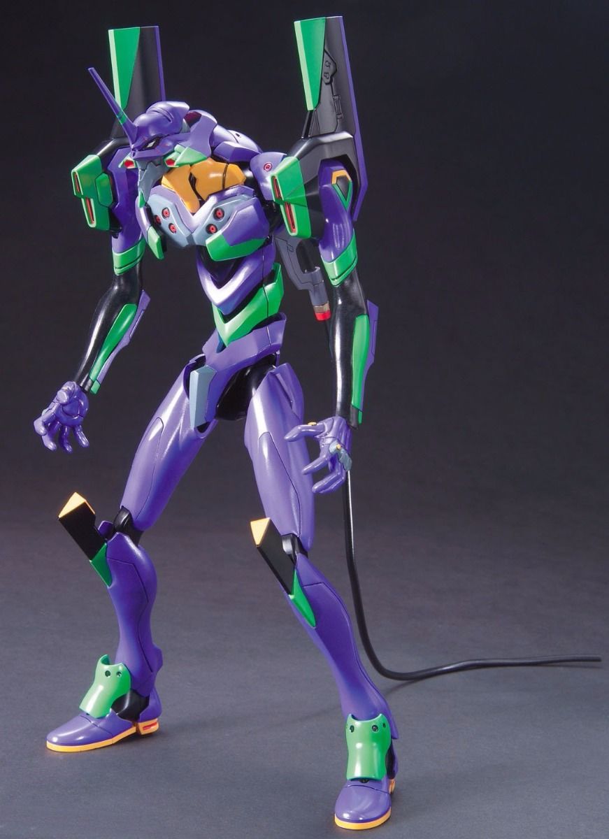 Bandai HG EVA-01 Test Type Model Kit - Rebuild of Evangelion 2.0 Movie Version - High Grade Plastic Model for Anime Fans & Collectors - Perfect for Display, Gifts & Evangelion Merchandise Collection