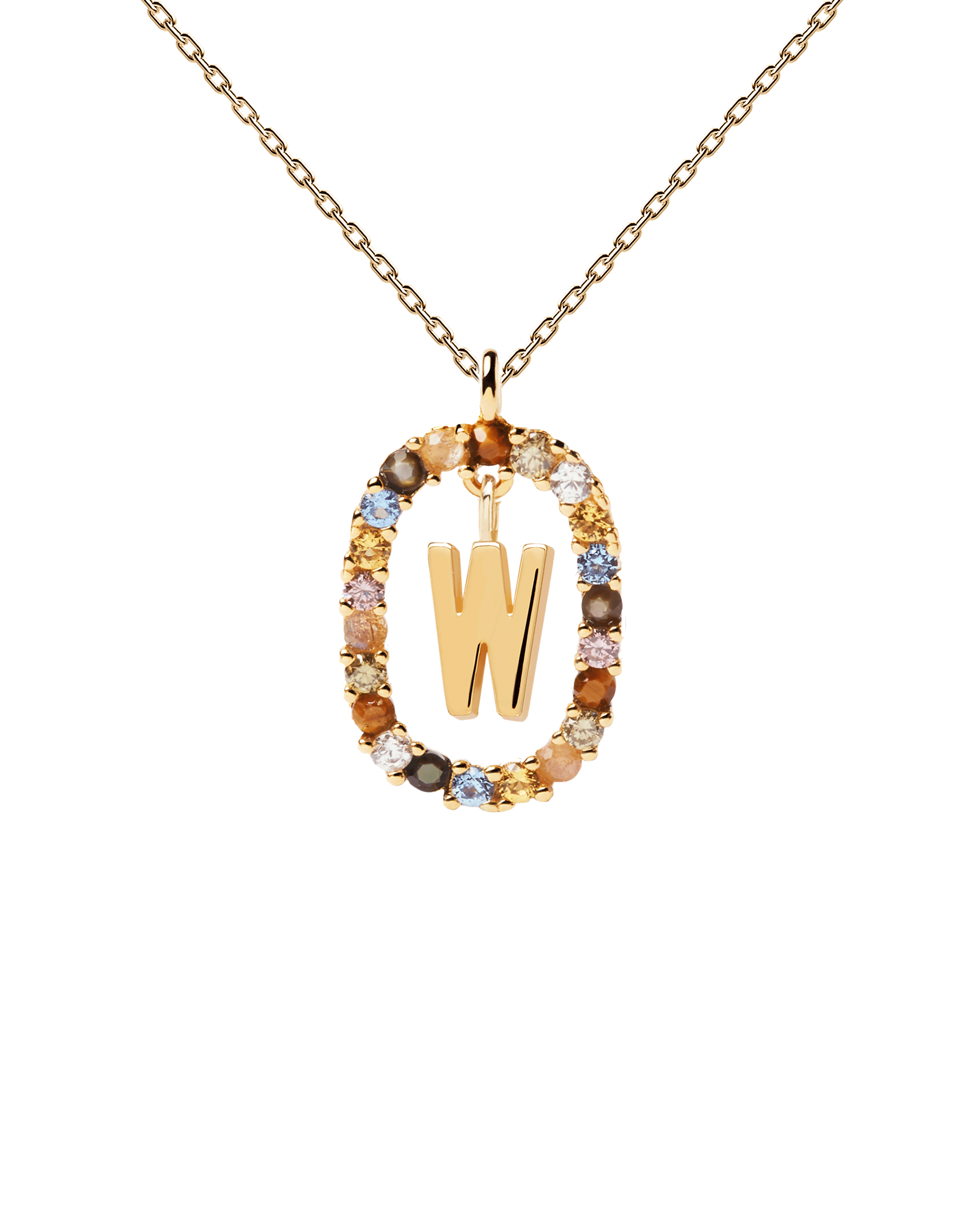Letter W Necklace for Women - Personalized Initial Necklace, Sterling Silver or Gold Plated - Perfect Gift for Mom, Wife, Daughter - Elegant Jewelry for Everyday Wear & Special Occasions