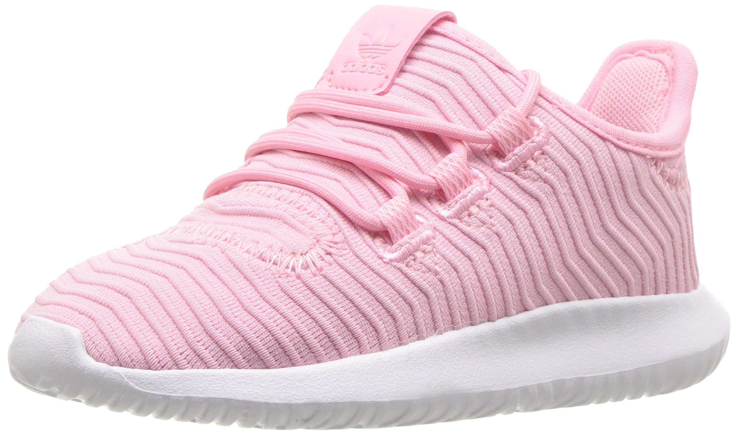 Adidas Originals Unisex Kids Tubular Shadow Running Shoes - Light Pink/White | Comfortable Sneakers for Boys & Girls | Perfect for School, Sports & Casual Wear | Size 3.5 M US Big Kid