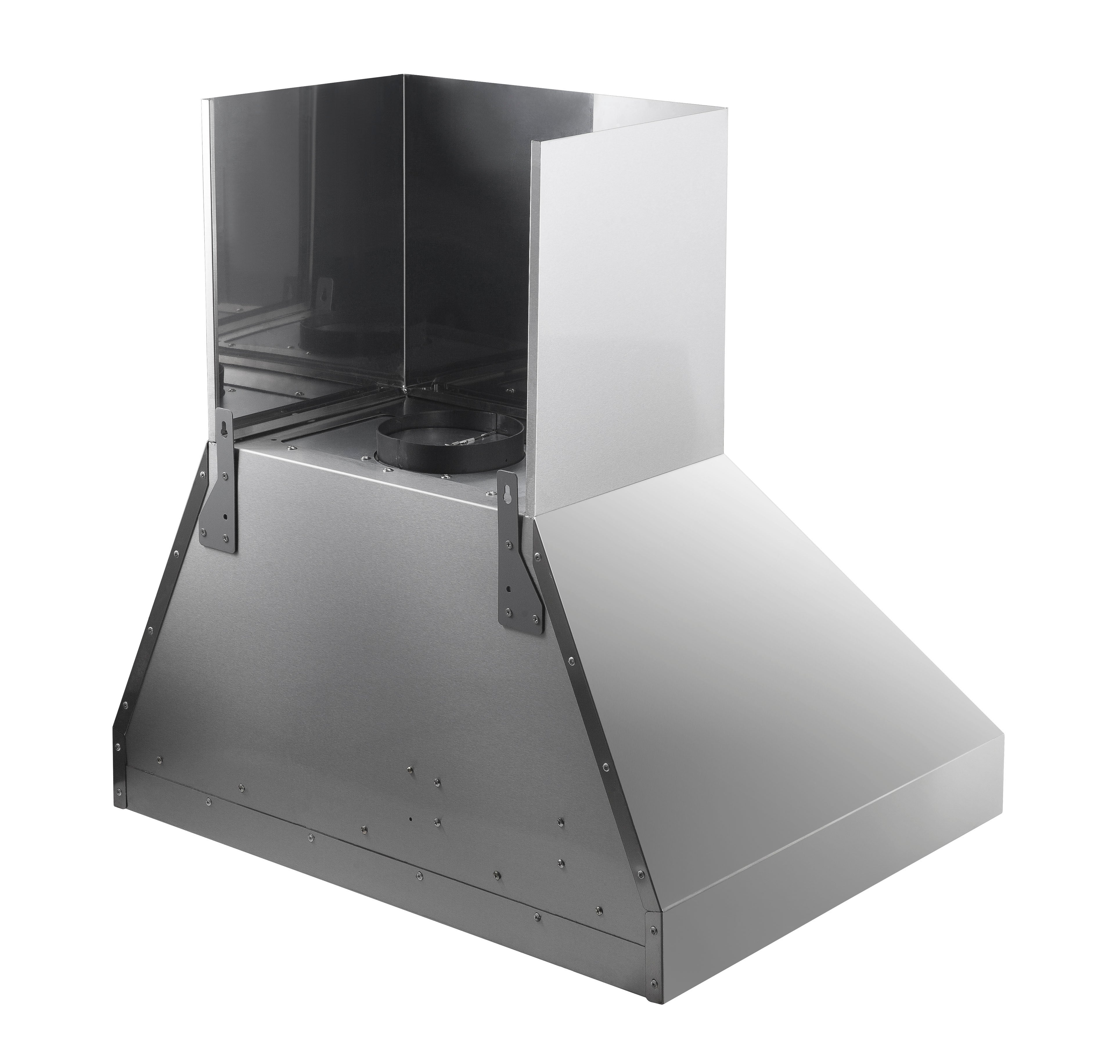 WPRO30 30-Inch Pyramid Wall Mount Range Hood with Ducted Ventilation - Perfect for Modern Kitchens & Cooking Spaces