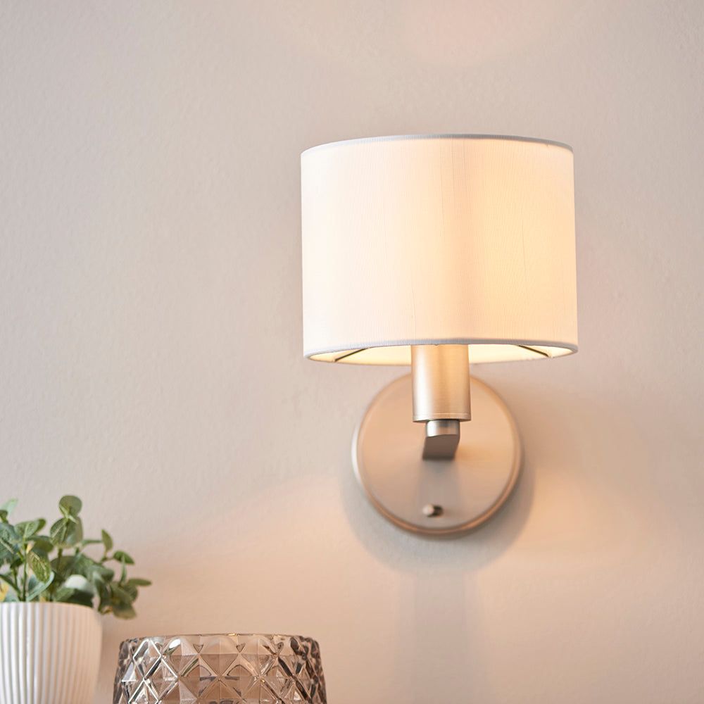 Alistair Wall Light - Antique Bronze & Matt Nickel Finish - Perfect for Living Room, Bedroom, and Hallway Lighting