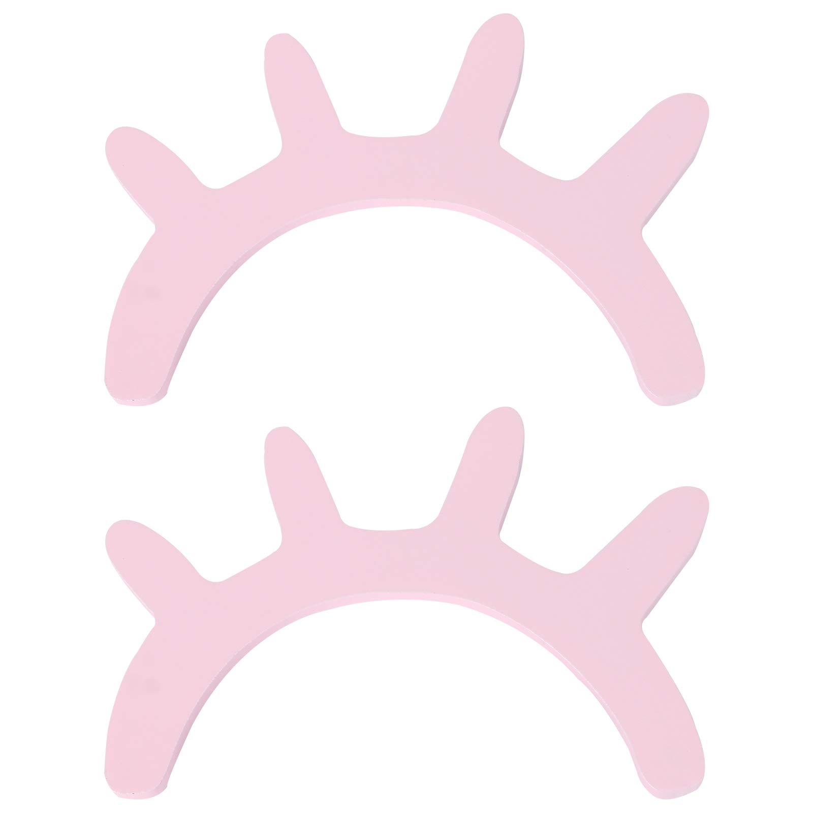 Wooden Eyelash Wall Decals - Pink Sleepy Eyes Wall Stickers for Kids' Bedroom, Children's Clothing Shop & Christmas Home Decor | Fun Nursery Decor & Party Backdrop Props