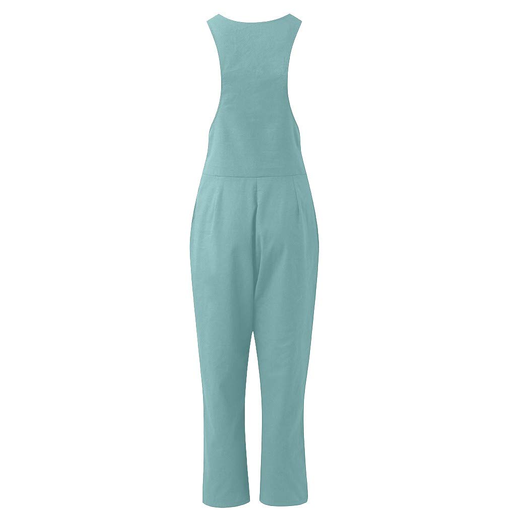 Women's Plus Size Casual Jumpsuits - Baggy Wide Leg Romper Overalls with Bibs, Harem Pants for Everyday Wear, Street Style & Boho Fashion