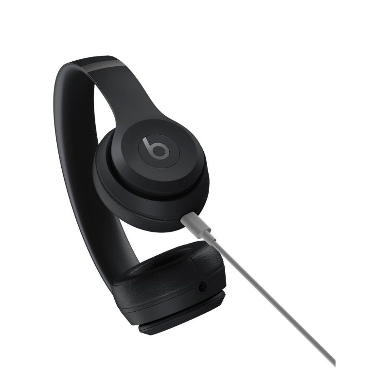 Beats Solo 4 Wireless On-Ear Headphones - Black | Premium Sound for Music, Gaming & Travel