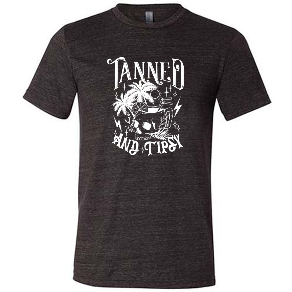 Tanned and Tipsy Unisex T-Shirt - Casual Summer Beach Party Outfit for Men & Women