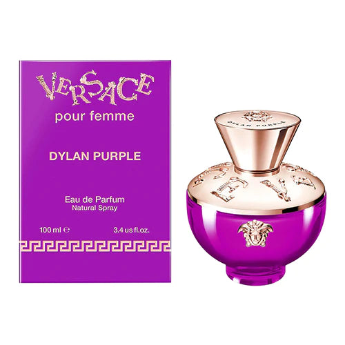 Versace Femme Dylan Purple Eau de Parfum 100ml for Women - Luxurious Floral Fragrance for Evening Events & Special Occasions