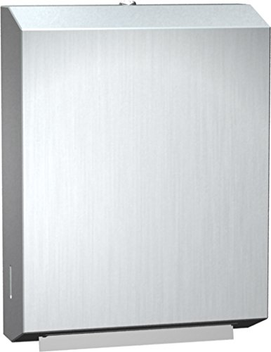 ASI 0210 Commercial Paper Towel Dispenser - Heavy Duty Stainless Steel for Restaurants, Offices & Public Restrooms