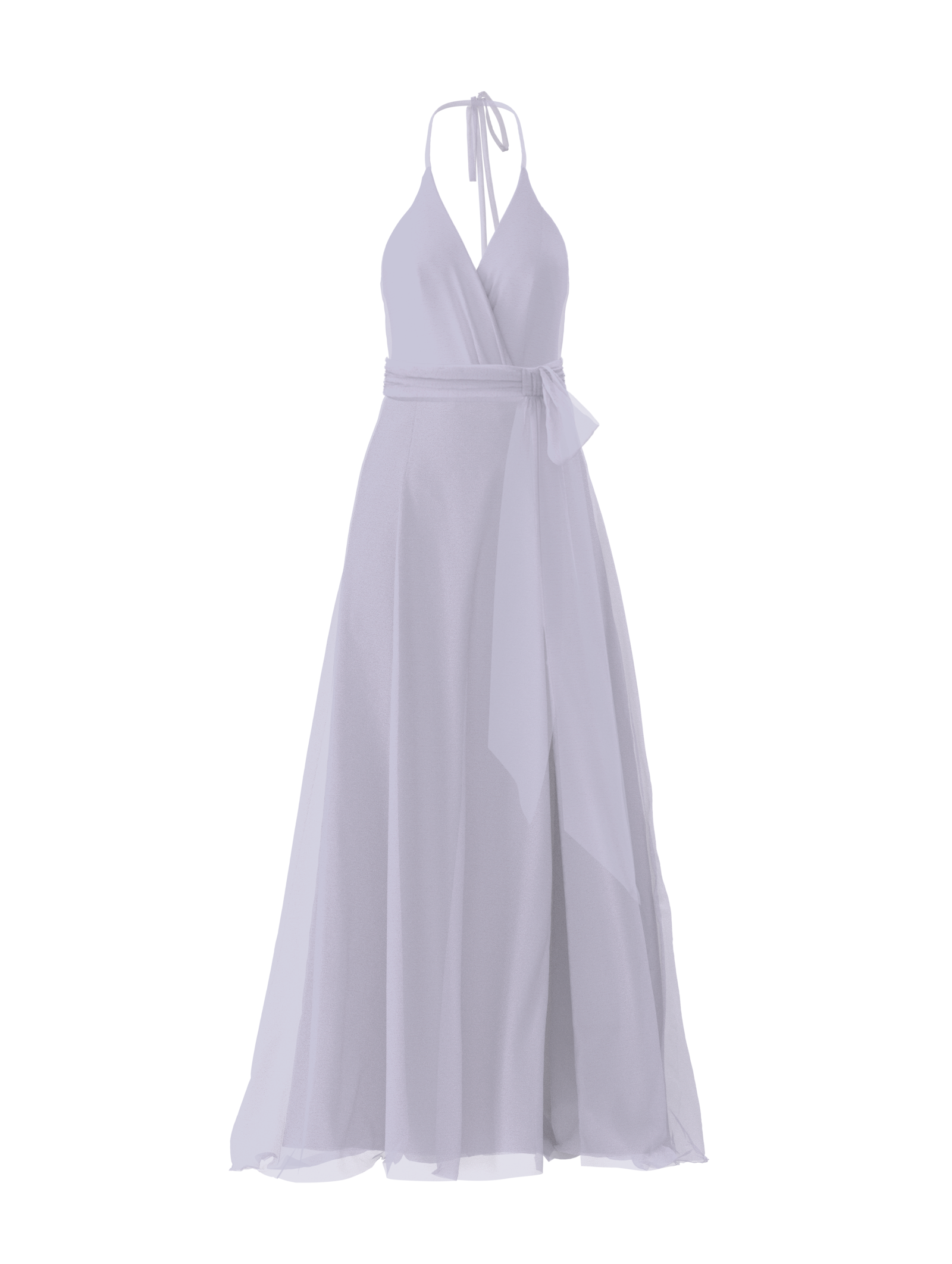 Carmelle Bodice & Arabella Skirt Set with Sash Belt in Lilac - Perfect for Weddings, Prom, and Formal Events